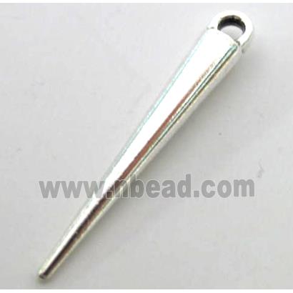 tibetan silver bullet pendant non-nickel