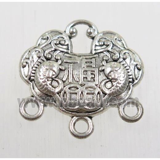 tibetan silver pendant, non-nickel