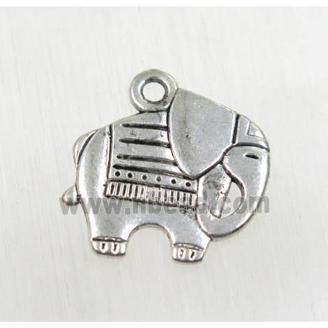 elephant, tibetan silver pendant, non-nickel