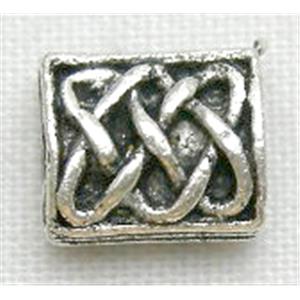 Tibetan Silver beads, 6x6.8mm