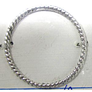 Tibetan Silver links, Non-Nickel, 25mm dia