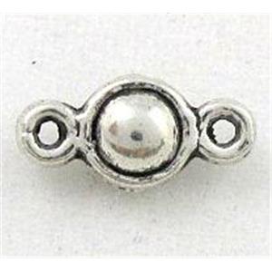 tibetan silver connector, Non-Nickel, approx 10mm