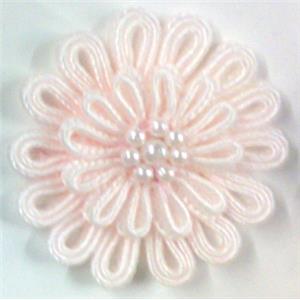 Crochet Handcraft Flower, 40-45mm dia