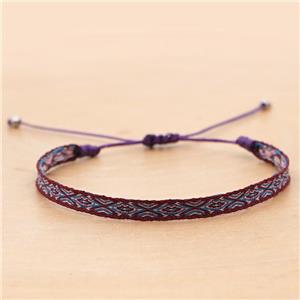 nepal style Handmade braid Bracelet, adjustable, approx 4-6mm, 16-24cm length