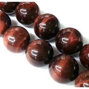 Red Tiger eye beads, A Grade, Round, 6mm dia, 66pcs per st