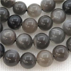 deepgray MoonStone Beads, round, approx 6mm dia