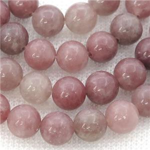 Violet Quartz Beads, round, approx 8mm dia