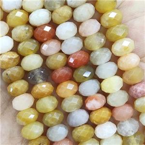 Natural Golden Aventurine Beads Faceted Rondelle, approx 4x6mm