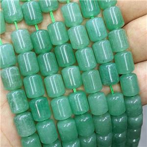 Natural Green Aventurine Tube Beads, approx 8-10mm