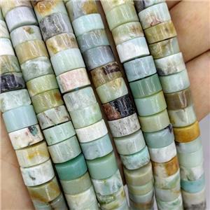 Natural Chinese Amazonite Heishi Beads Multicolor, approx 10mm