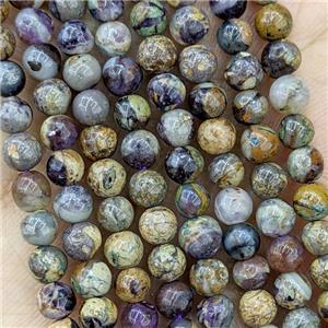 Natural Jasper Jasper Beads Smooth Round, approx 4mm