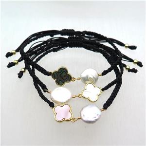 handmade bracelet with pearl bead, approx 10-12mm, 22-28cm length