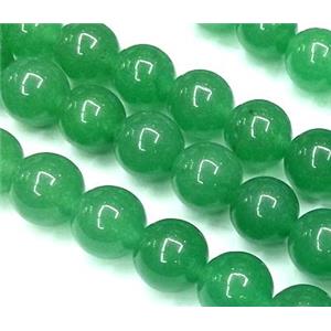 round green Jade beads, 8mm dia, approx 50pcs per st