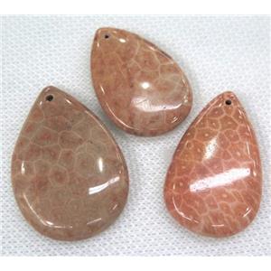 gemstone pendant, freeform, approx 25-40mm