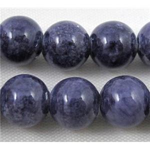 purple jade beads, round, stabile, approx 4mm dia, 98pcs per st