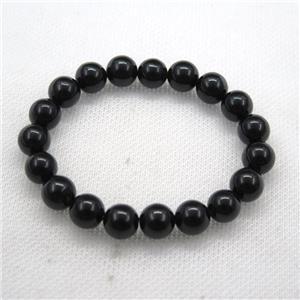 Stretch Jade bracelet, dye, approx 8mm dia, 22pcs per st