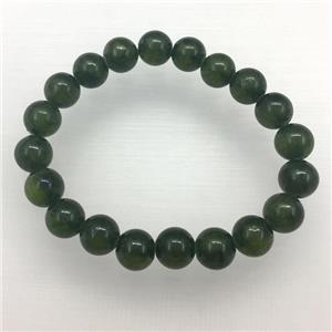 Stretch Jade bracelet, dye, approx 16mm dia, 13pcs per st