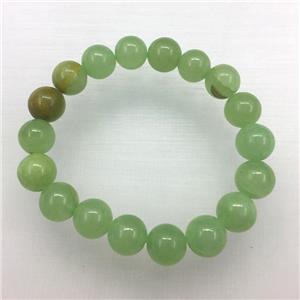 Stretch Jade bracelet, dye, approx 14mm dia, 15pcs per st