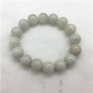 Stretch Jade bracelet, dye, approx 16mm dia, 13pcs per st