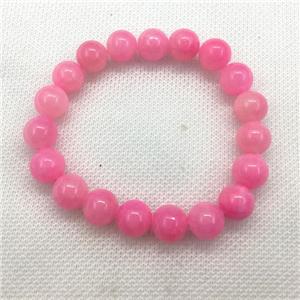 Stretch Jade bracelet, dye, approx 6mm, 28pcs per st