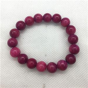 Stretch Jade bracelet, dye, approx 6mm, 28pcs per st