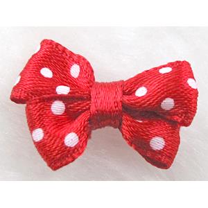 bowknot, Ribbon butterfly flower, red, 16x25mm