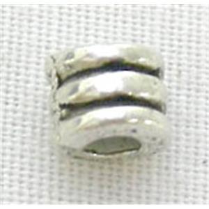 Tibetan Silver Spacer Non-Nickel, 4mm diameter, 3.5mm hight