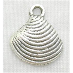 Tibetan Silver Pendants Non-Nickel, 13x15.2mm