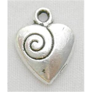 Tibetan Silver Pendants Non-Nickel, 11x16mm