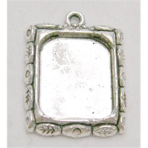 Tibetan Silver Photo Frame Non-Nickel, 19X25mm