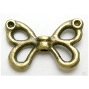 Antique Bronze Tibetan Silver Butterfly pendants Non-Nickel, 15mm wide