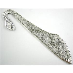 Bookmark, Tibetan Silver Non-Nickel, 4cm wide, 11.5cm(4.5 inch) length