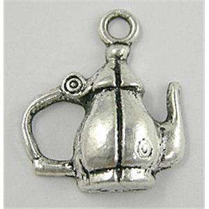 Tibetan Silver Teapot Non-Nickel, 16.7x17.5mm