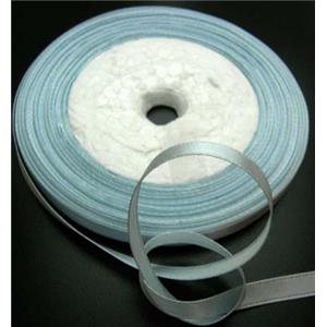 light blue Satin Ribbon, 7mm wide, 22m per roll