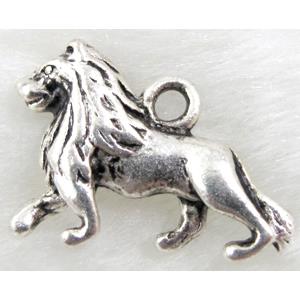 Lion, Tibetan Silver Charms, 20x15mm