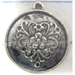 Tibetan Silver pendants, 28x24mm