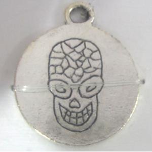 Tibetan Silver pendants, 26x22mm