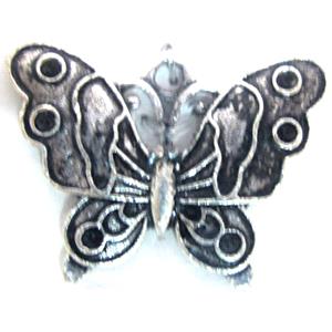 Tibetan Silver butterfly pendants, 27x20mm