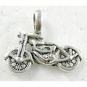 Tibetan Silver Motorcycle harms, 22x18mm