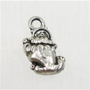 tibetan silver pendants, non-nickel, approx 8.5x12mm