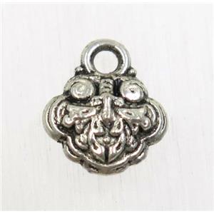 tibetan silver pendants, non-nickel, approx 8x10mm