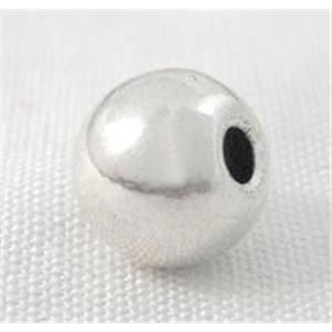 round Tibetan silver Zinc spacer beads, lead free and nickel free, approx 4mm dia