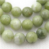 lt.green Taiwan Chrysoprase Beads, round, approx 10mm dia