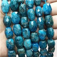 Natural Blue Apatite Nugget Beads Freeform Faceted, approx 12-16mm