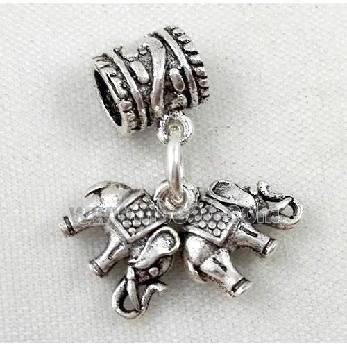 Thailand Sterling Silver bead, antique silve