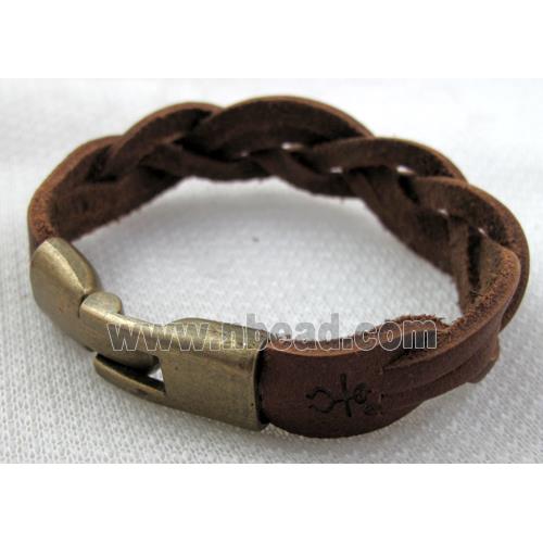 Genuine Leather Bracelet, Mix