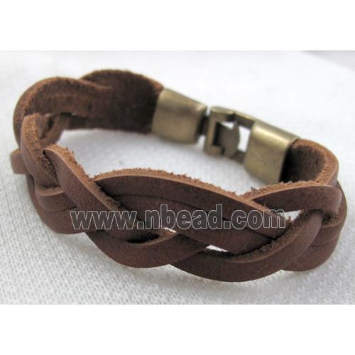 Genuine Leather Bracelet, Mix