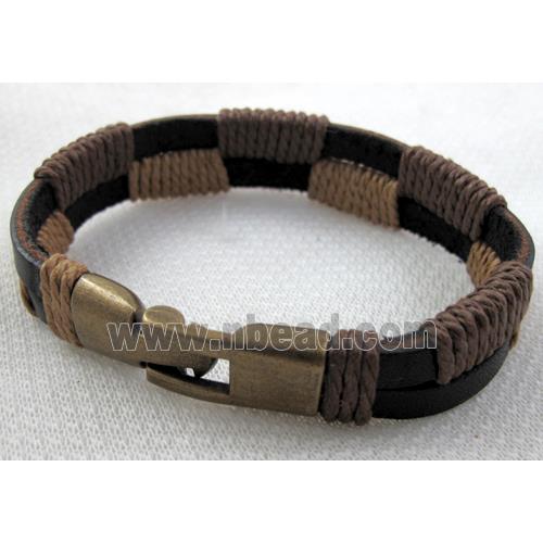 Genuine Leather Bracelet, Mix