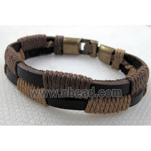 Genuine Leather Bracelet, Mix