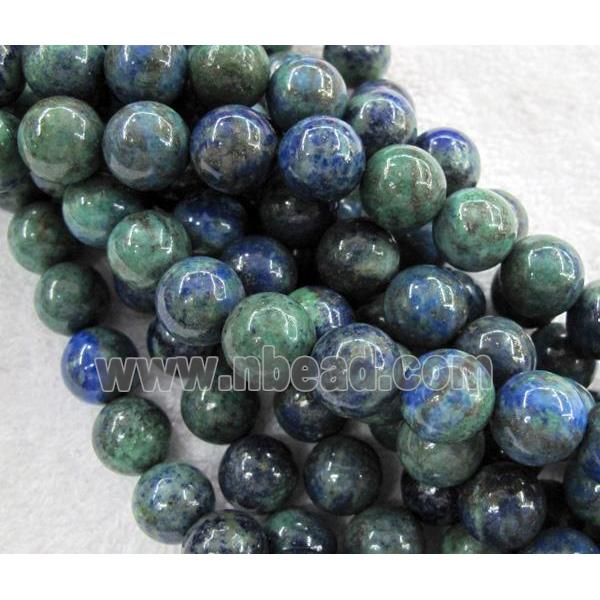 round Azurite beads